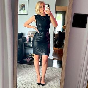 Rebecca Taylor Black Sleeveless Sheath Mini Dress